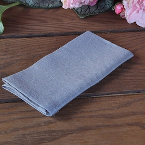 Einstecktuch DUSTYBLUE LACE Hochzeits-Einstecktuch David's Braut Matching Hanky Linen Herren Einstecktuch Blau Hochzeit Einstecktuch Special Order