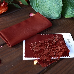 Pocket square CINNAMON David&#39;s Bridal Special Order