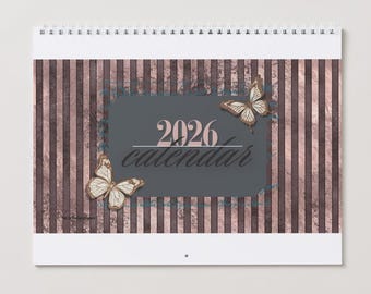 Calendario 2026 - mariposa