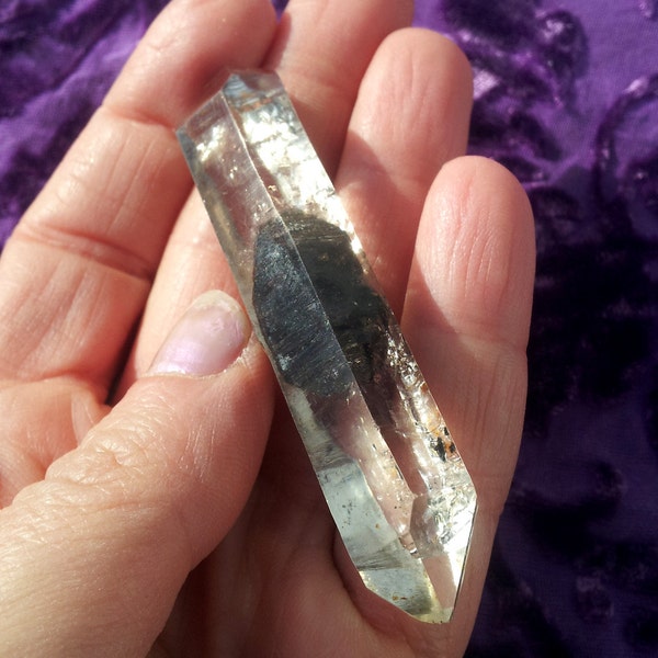 Brilliantly Clear Tibetan Black Phantom Crystal