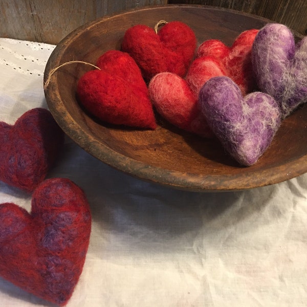 Needle Felted Wool Heart-Show Someone you Care