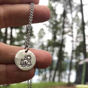 Mountains are calling necklace