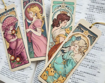 Bookmarks •  Art Nouveau Princesses • Elegant Women •