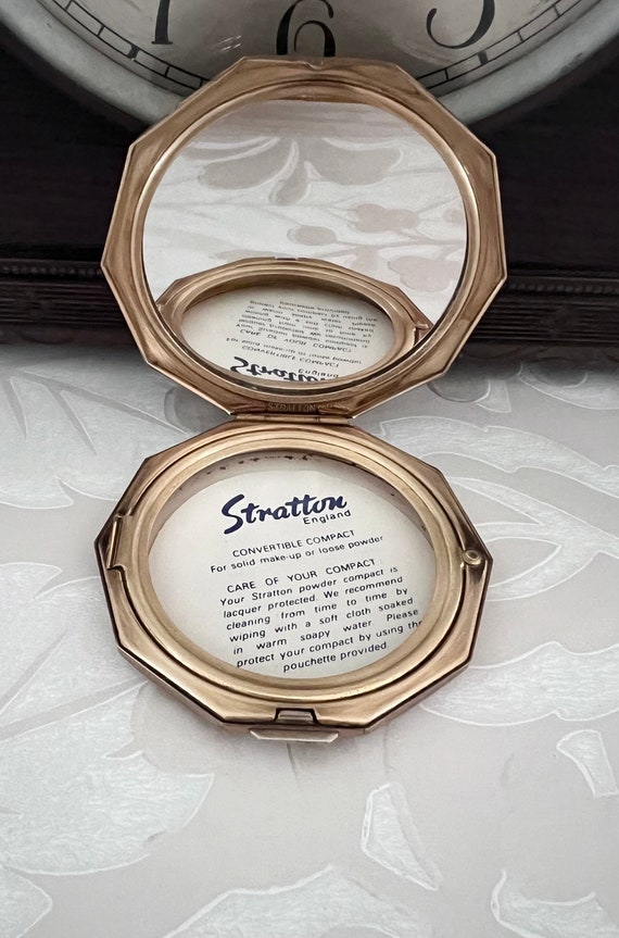 RARE Stratton 10-Sided Convertible Compact, Circa… - image 5
