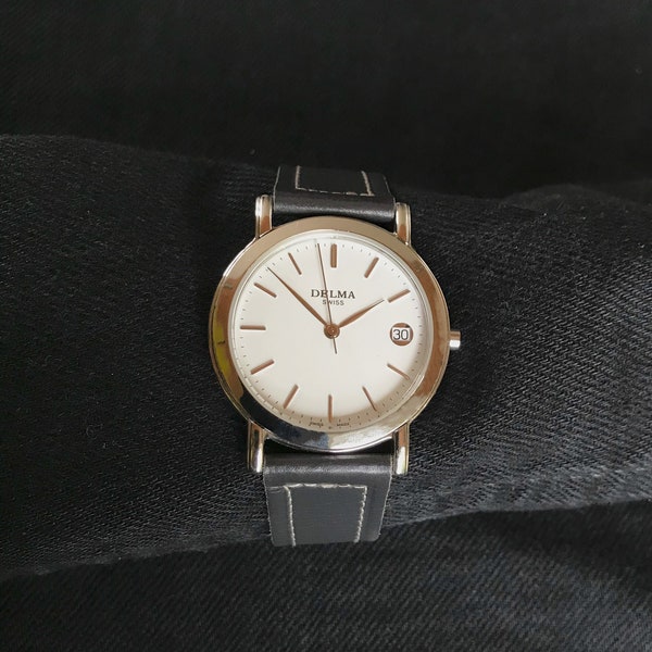 Vente! Gentleman’s Swiss Watch, Circa 1990, Quartz Movement, excellente condition - Ordre de course