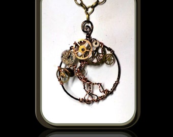 Steampunk Necklace, Steampunk Jewelry,Cosplay,Steam punk Necklace, Steampunk pendants, Steam punk, Sci Fi jewelry, comicon jewelry