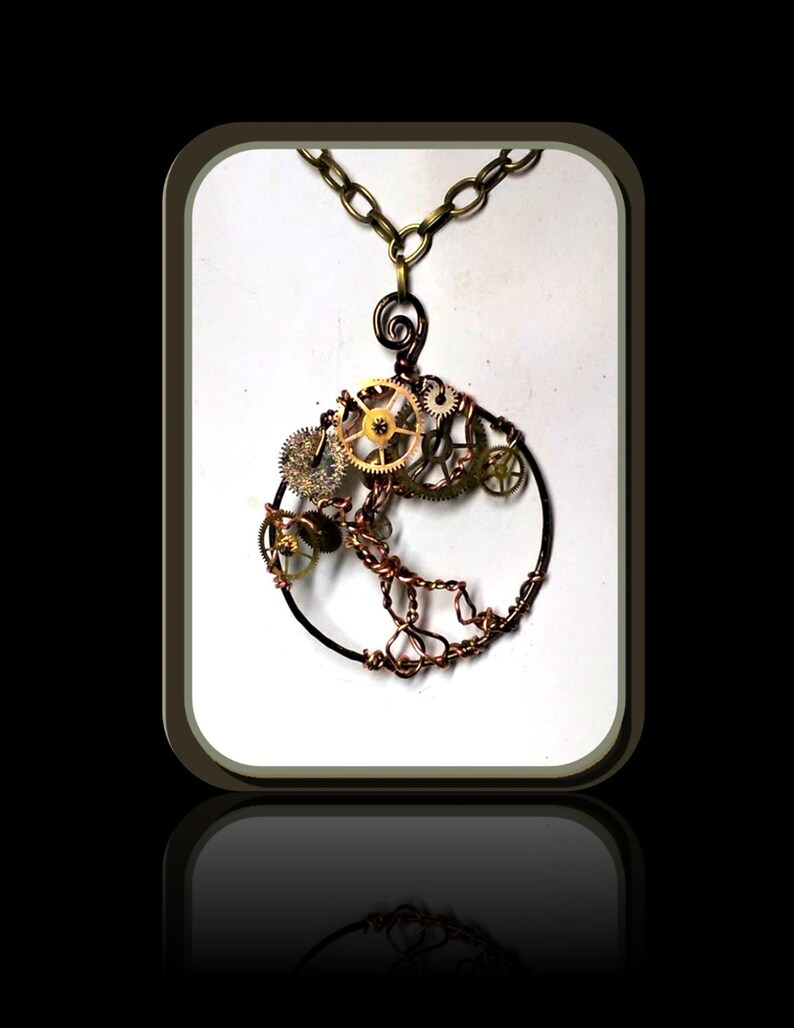 Gothic Red Rose Cameo In Thorns Pendant Necklace CT12B6XUH8V - Foto 4