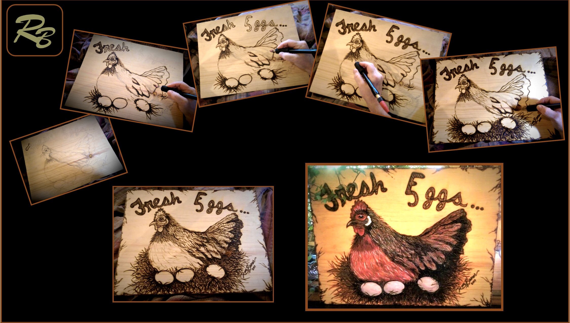 Cool Giftswood Anniversary Gift Ideadwife Giftchicken Artchicken