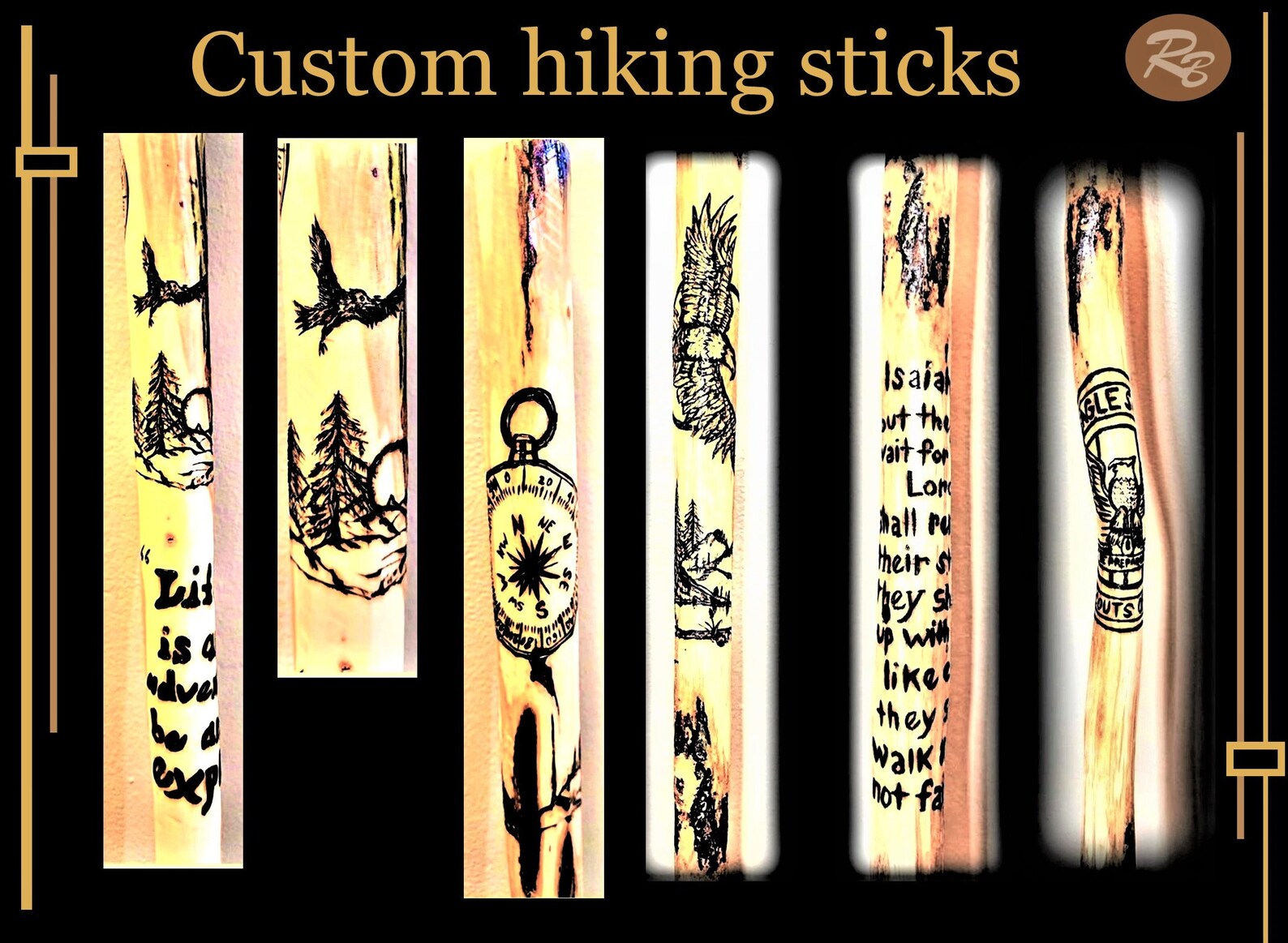 Custom Hiking Stick, Custom, Hiking Sticks Walking Stick Hikers Gift, Retirement Gift Husband