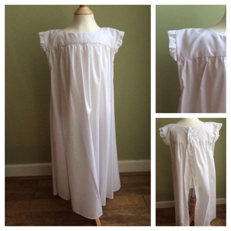 white pinafore apron plus size