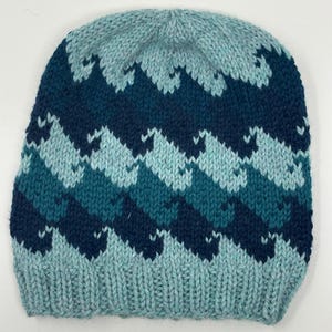 Wave on Wave Hat Knitting Pattern