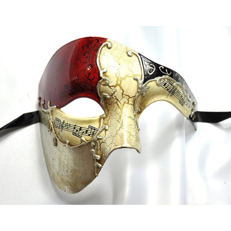hand sewn phantom of the opera mask hand sewn phantom of the opera mask