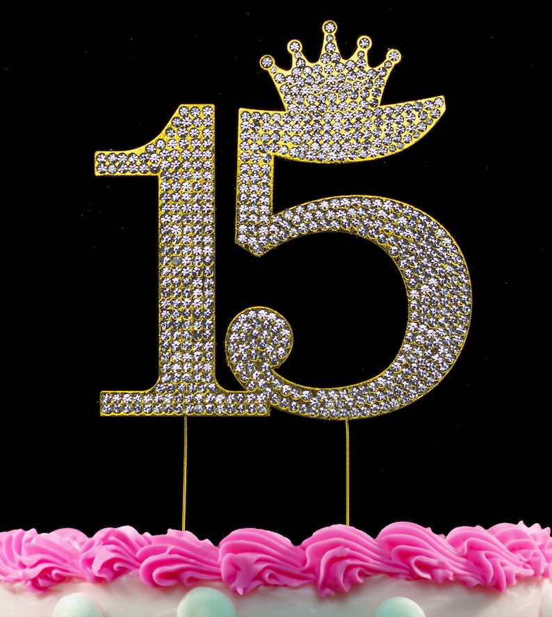 15th Birthday Cake Toppers Quinceanera Cake Topper Princess Etsy