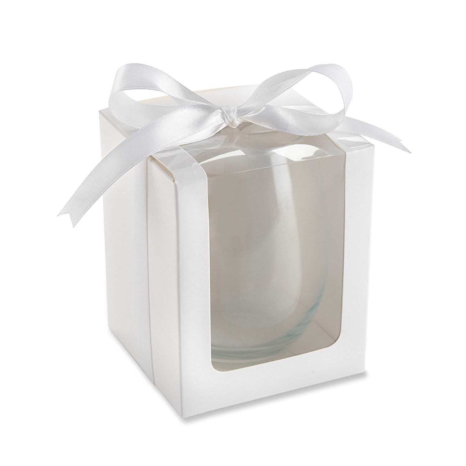 15 Oz Stemless Wine Glass Gift Boxes Pack of 12 Party Favor Etsy