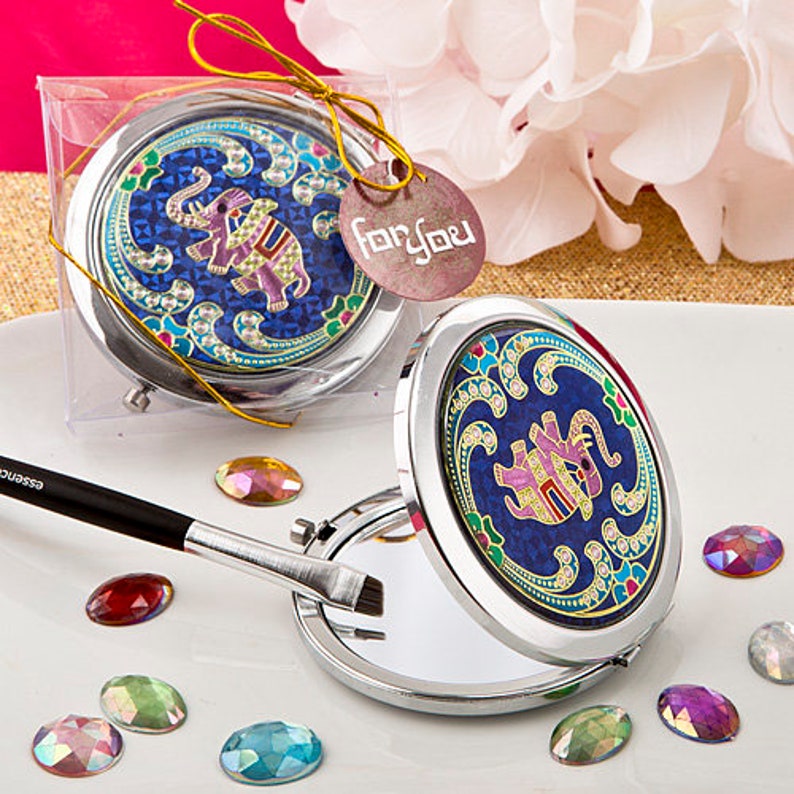 Compact Mirror Favors Bridal Shower Favors Compact Mirror Etsy
