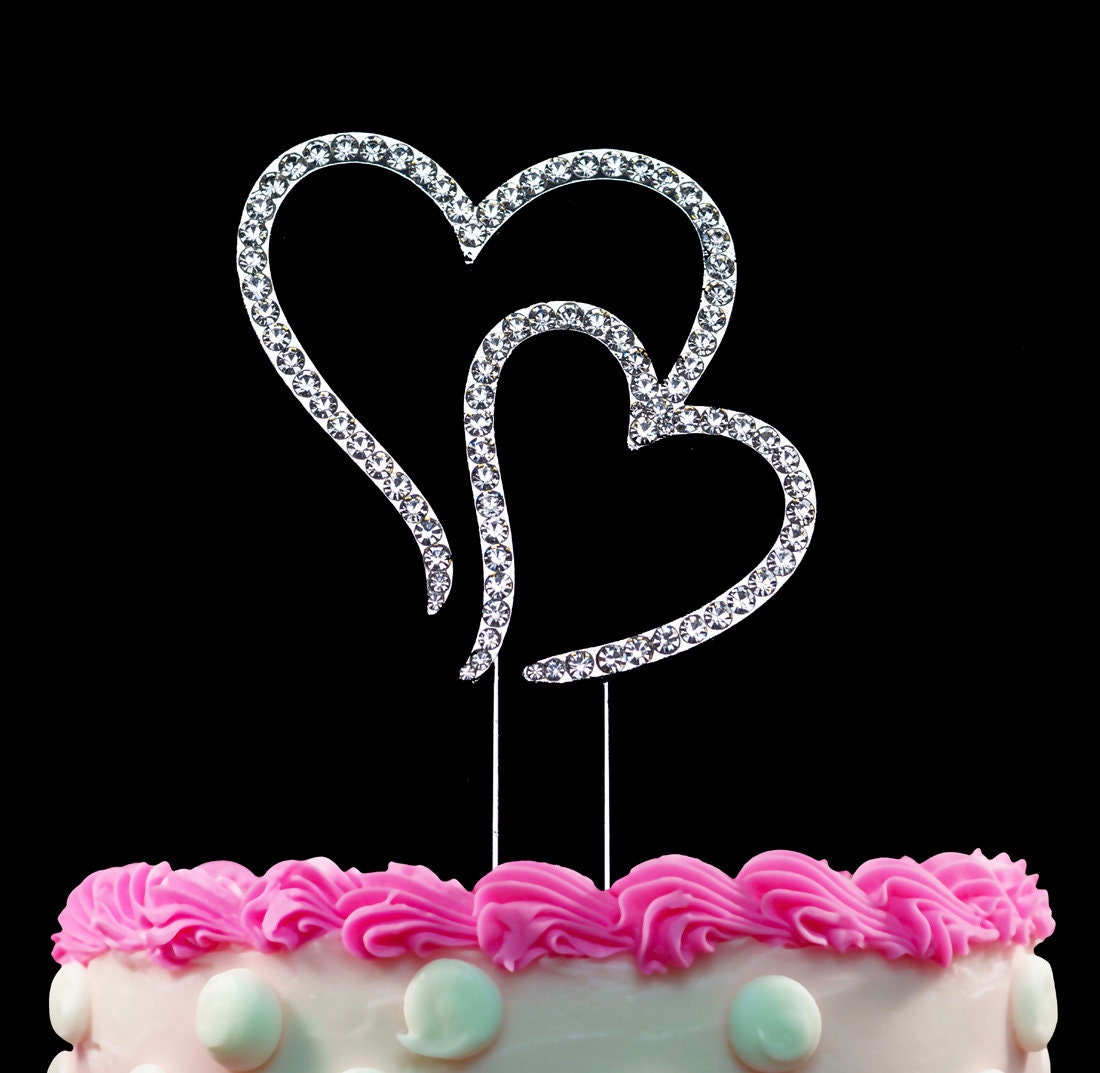 Cake Topper personalizado para tarta de boda corazones - Mumdragora