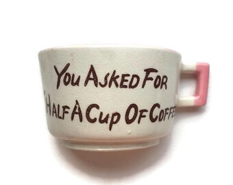 Half a cup of coffee | Etsy Half a cup of coffee | Etsy