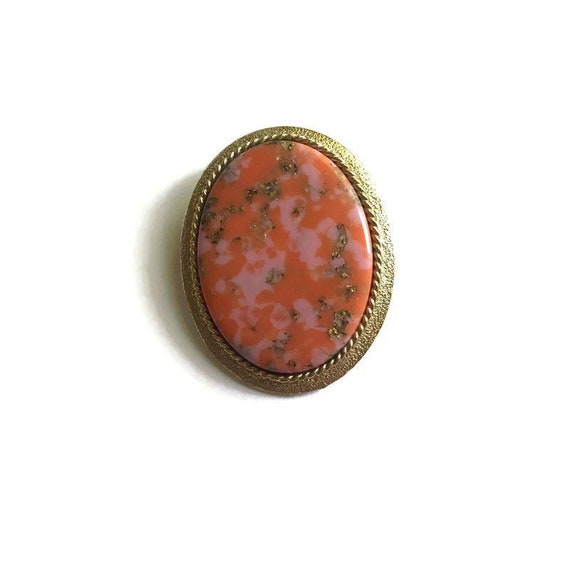 Vintage Sarah Coventry, Coraline Confetti Stone, … - image 1