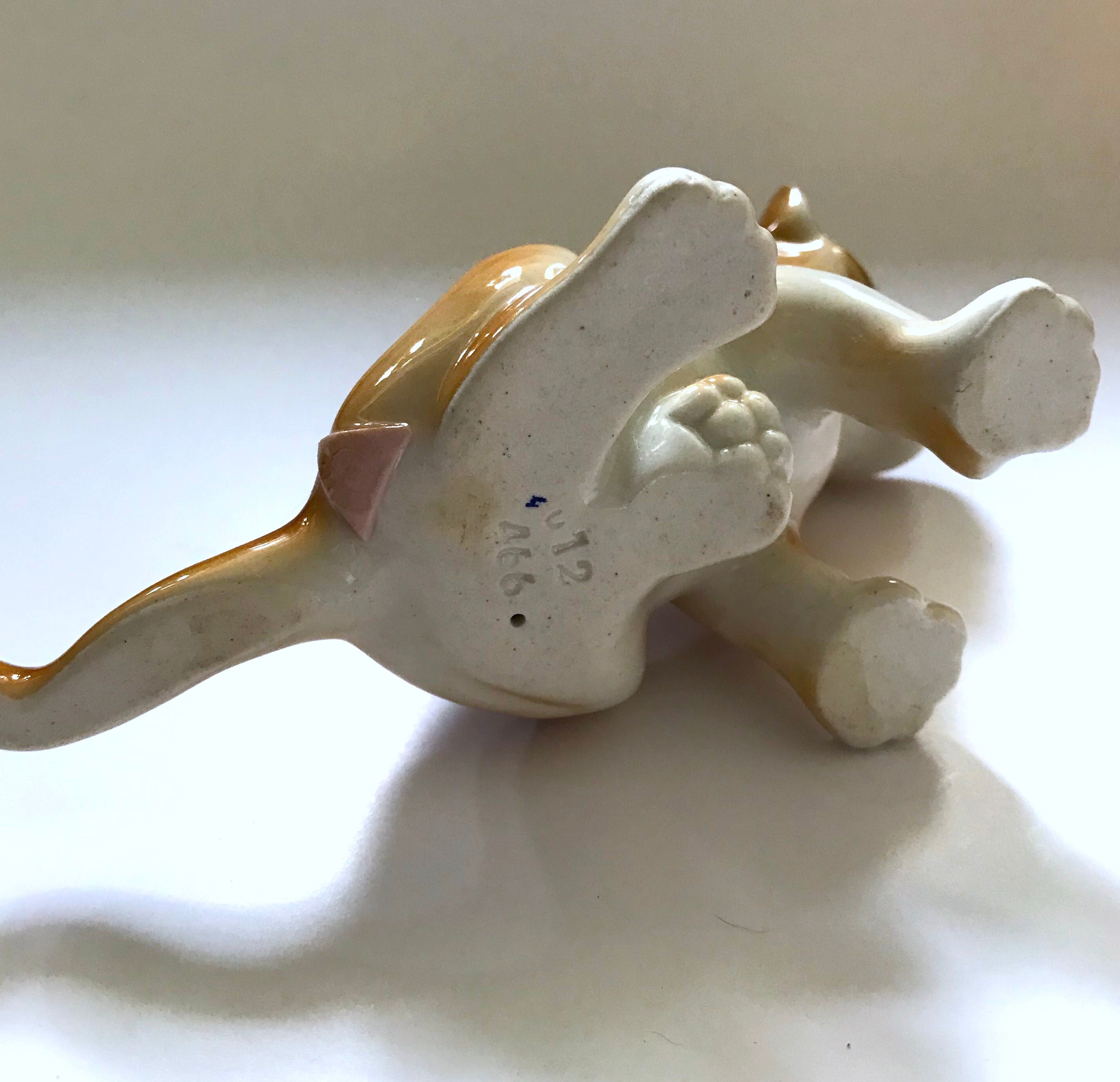 Vintage Porcelain Lion Figurine Lion Cub Lionesse Royal Etsy