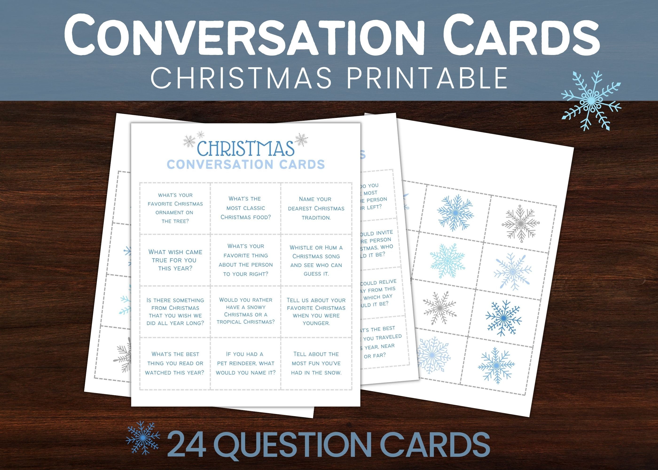 Holiday Hostess Printable Bundle Thanksgiving Conversation Cards ...
