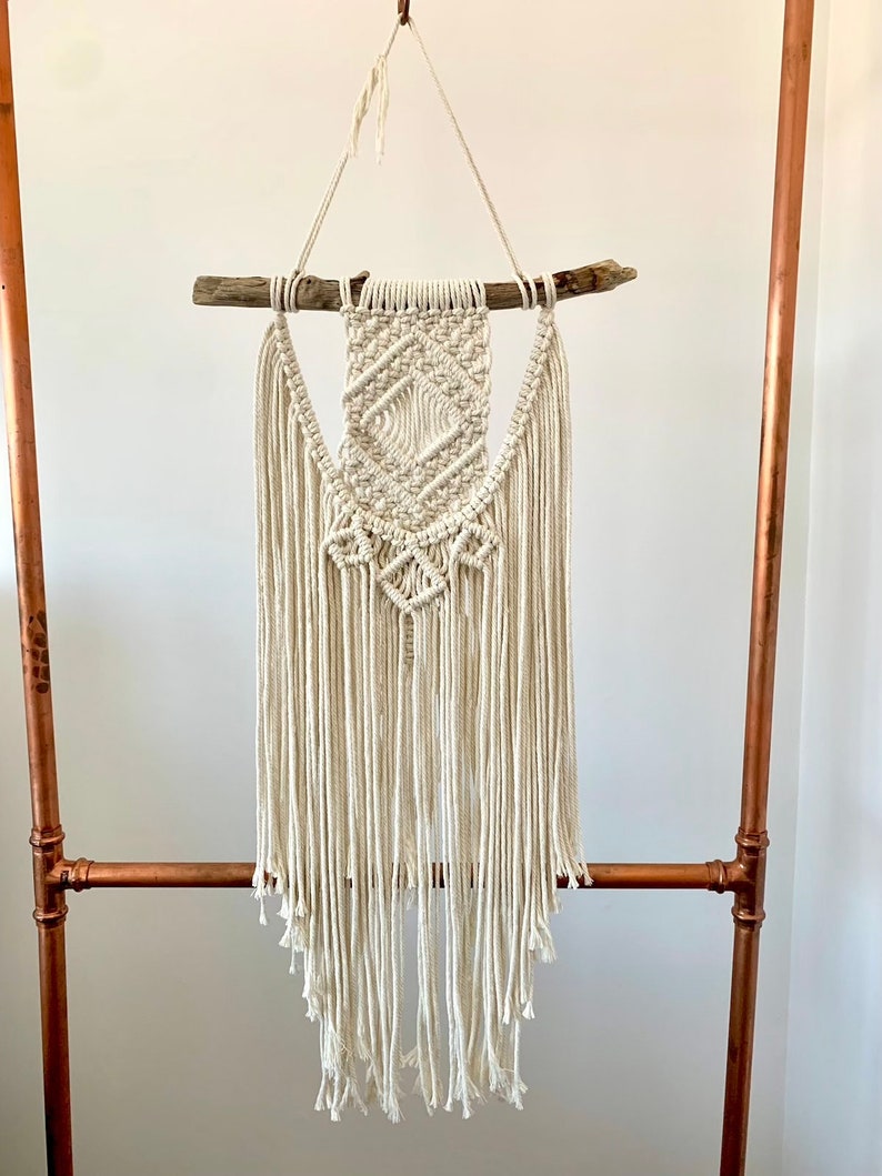 Diamond Center Macrame Wall Hanging image 1