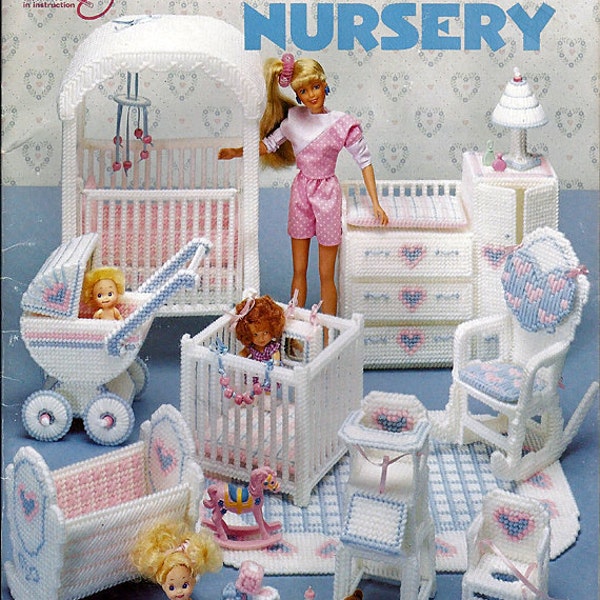 Plastic Canvas Fashion Doll Nursery