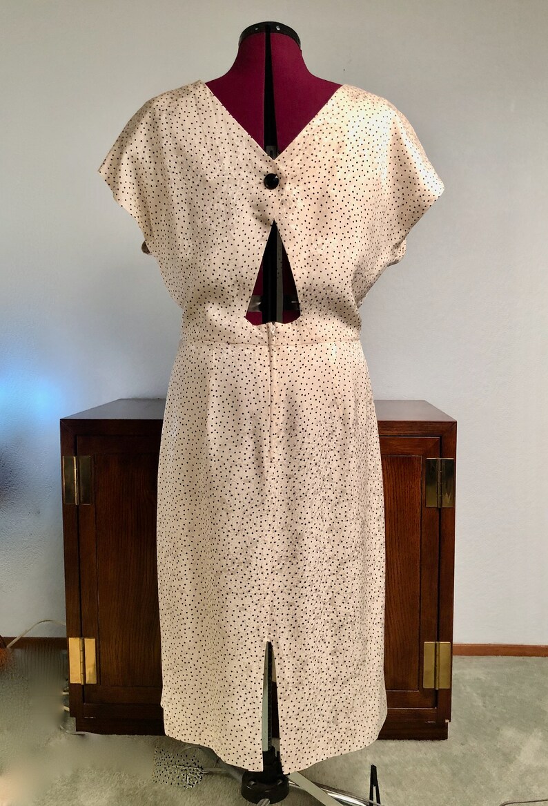 Macys semi formal 2 piece dress size 16 Vintage Silk Studio
