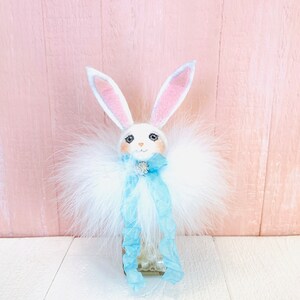 Salt Shaker Easter Bunny Figurine Easter Bunny Decoration Salt Shaker Bunny Rabbit Unique Easter Gift Handmade Easter