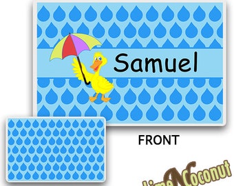 Fish Kids Placemat Customized Dinnerware Baby Tableware Mat Etsy