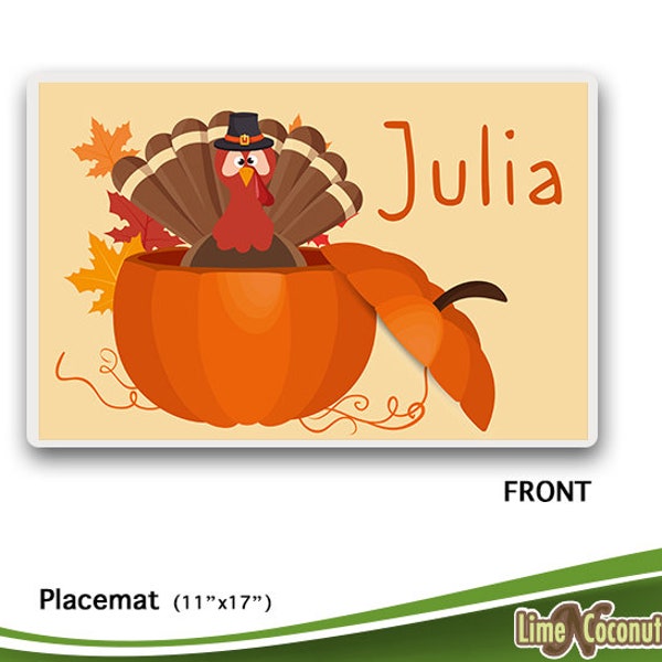 Pumpkin Placemat Etsy