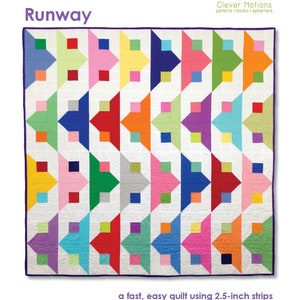 Runway Quilt Pattern PDF download