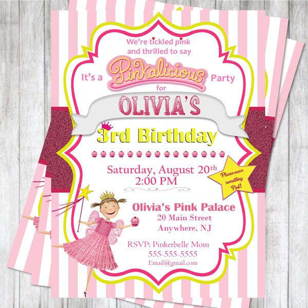 Pinkalicious Cupcake - Etsy