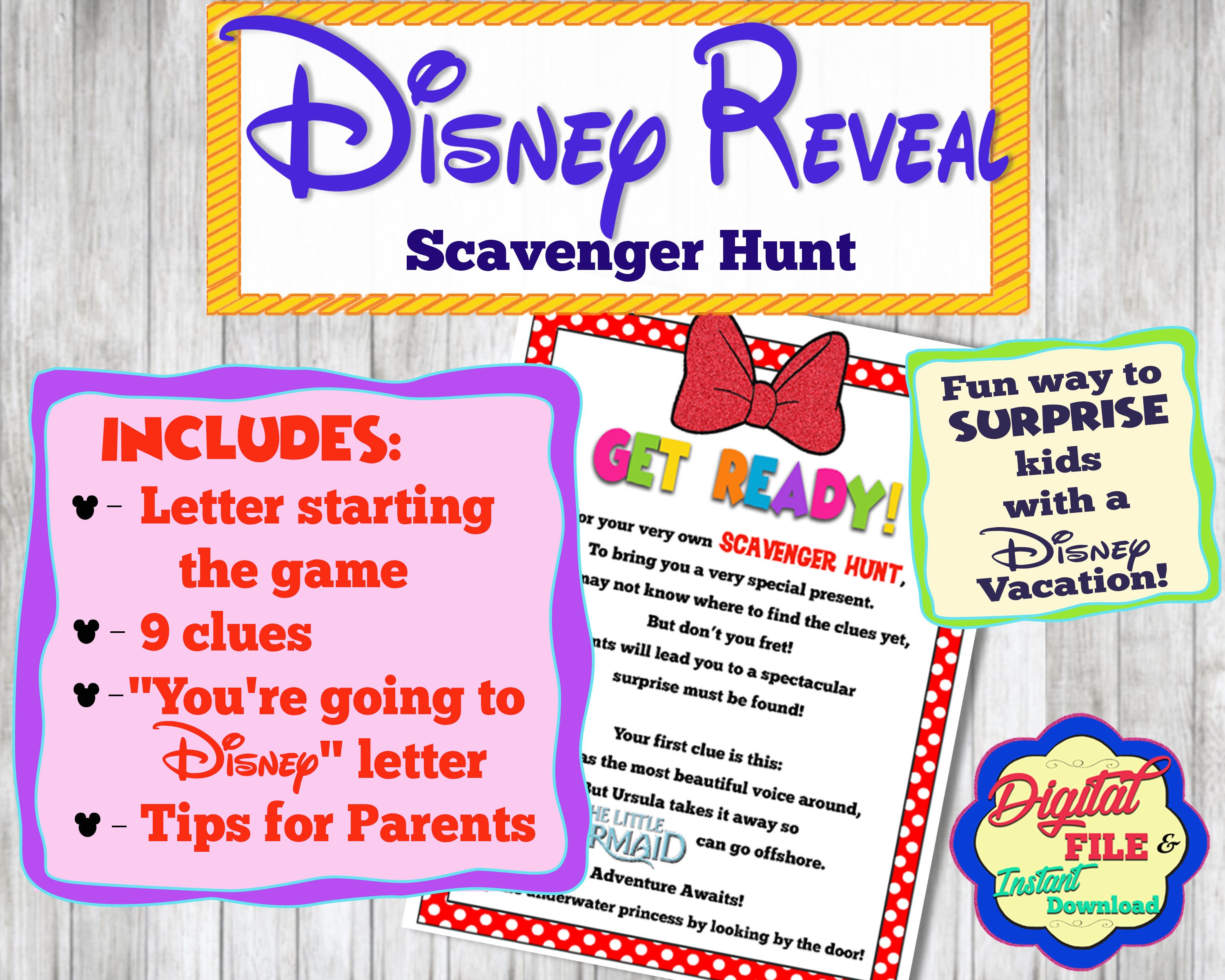 Disney Reveal Scavenger Hunt Printable Printable Word Searches Disney Reveal Scavenger Hunt Printable Printable Word Searches