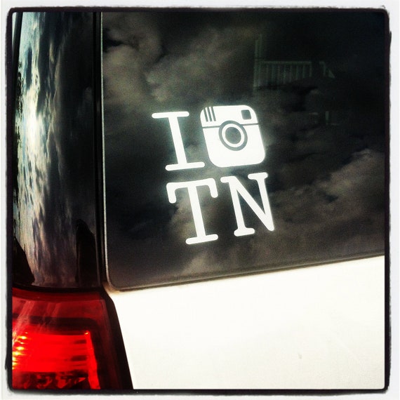 Items similar to I Instagram Sticker on Etsy