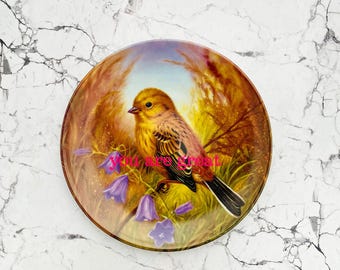 Wall plate you are great 19 cm flower bird neon Vintage Interior  Wall deko wall hanging