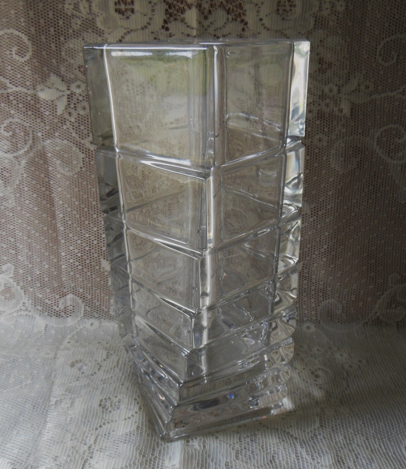 Rosenthal StudioLinie Twisted Crystal Vase Germany Etsy