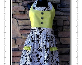 Lime Rickey Adult Apron PDF Download Pattern