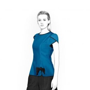 4424 - PDF Blouse Sewing Pattern - S-M-L-XL or Made to Measure Sewing ...