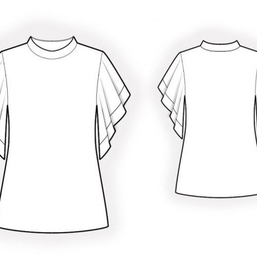 Lekala 5798 Poncho Sewing Pattern PDF Download S-M-L-XL or | Etsy