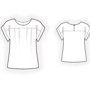 2189 PDF Blouse Sewing Pattern - S-M-L-XL or Made to Measure Sewing ...