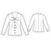 4406 Blouse Sewing Pattern PDF - S-M-L-XL or Made to Measure Sewing ...