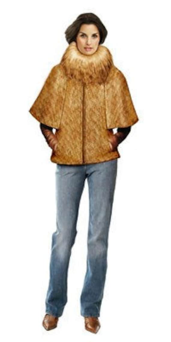 S-M-L-XL or Made to Measure Sewing Pattern PDF Download Royalty Free for Personal Commercial Use 5727 Poncho Sewing Pattern PDF