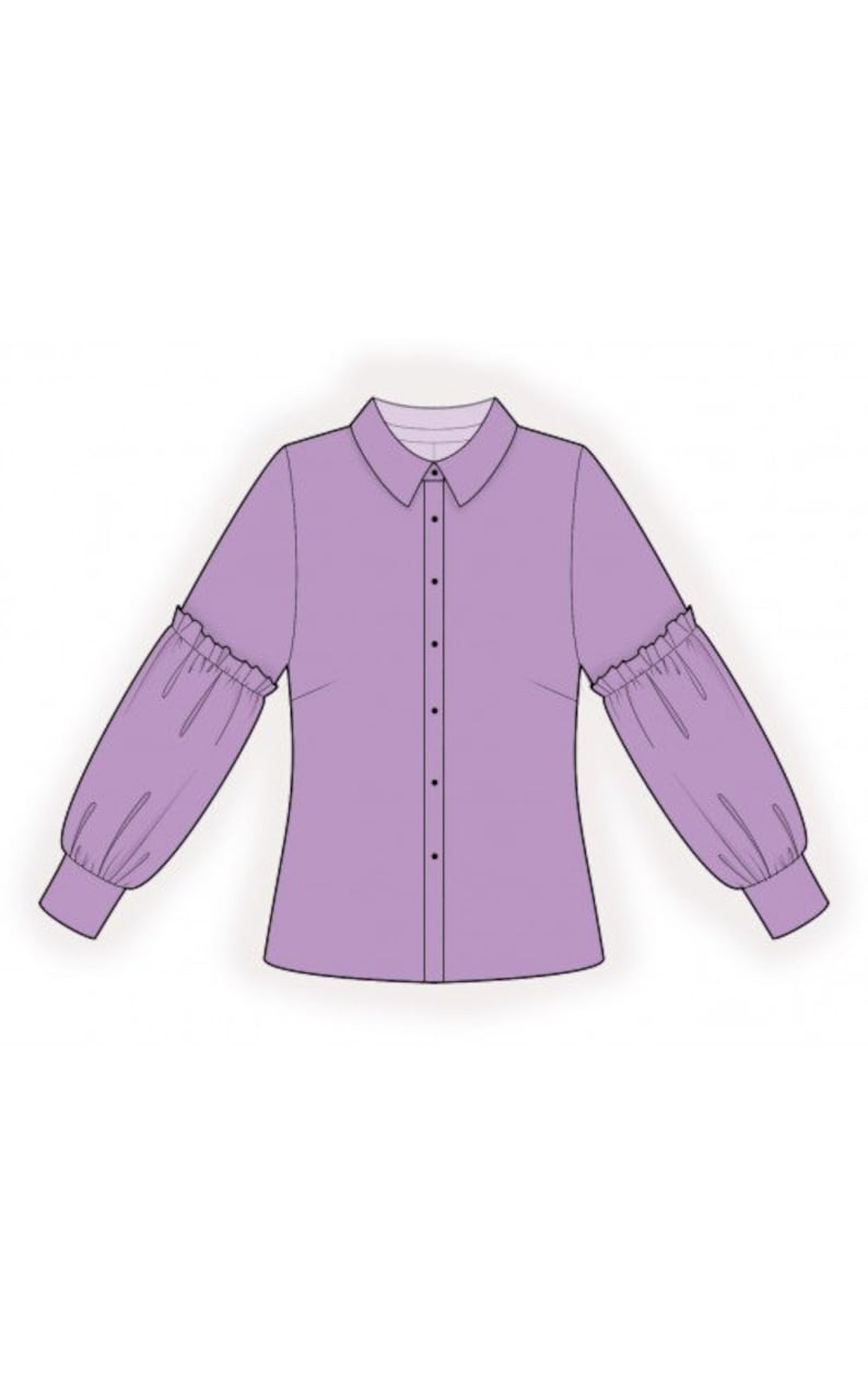 2369 Blouse Sewing Pattern PDF Download S-M-L-XL or Free Made | Etsy
