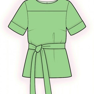 2294 PDF Blouse Sewing Pattern - S-M-L-XL or Made to Measure Sewing ...