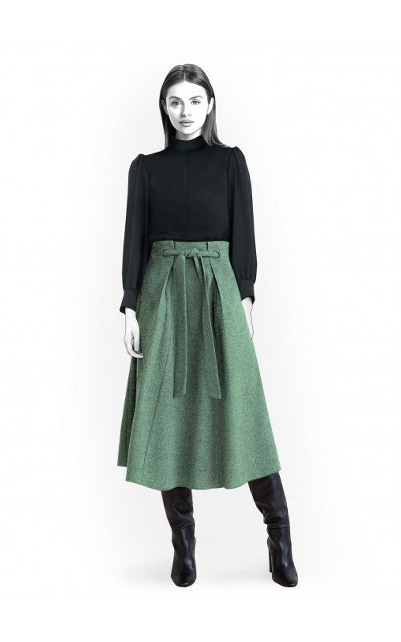 2364 Skirt Sewing Pattern PDF - S-M-L-XL or Made to Measure Sewing ...