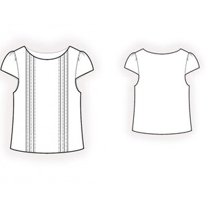 2099 Blouse, Top Sewing Pattern PDF S-M-L-XL or Made to Measure Sewing ...