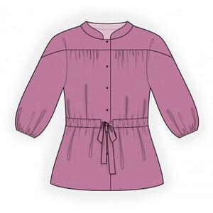 2392 - Blouse Sewing Pattern PDF - S-M-L-XL or Made to Measure Sewing ...