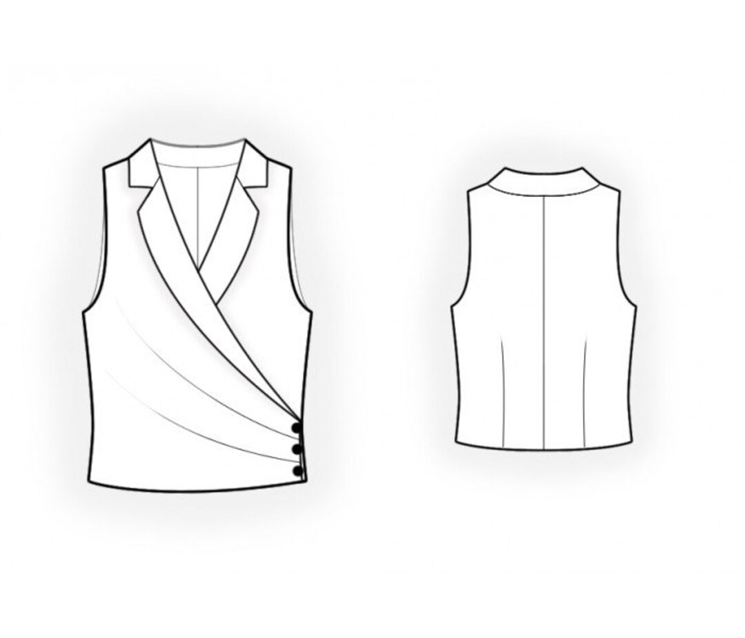 2094 Top Sewing Pattern PDF S-M-L-XL or Made to Measure - Etsy