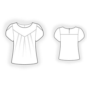 2639 - Blouse Sewing Pattern PDF - S-M-L-XL or Made to Measure Sewing ...