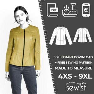 Simplicity Pattern S8845 Unisex Jean Jacket Sewing Pattern Kit by